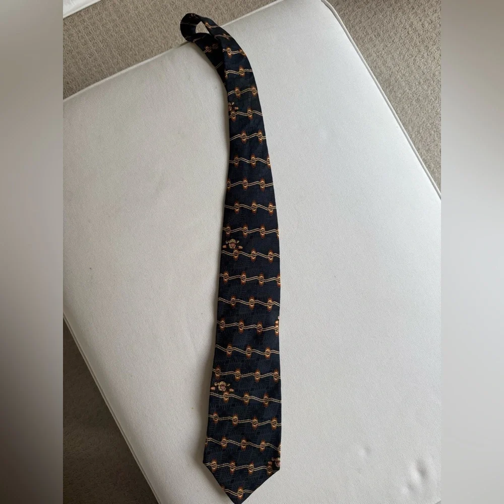 Disney Black and Gold Tigger Vintage Tie